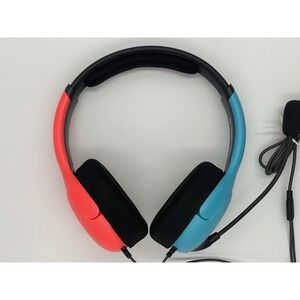 PDP AirLite Blue/Red Over the Ear Wired Gaming Headset for Nintendo Switch w/mic